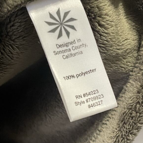 Athleta Minka Plush Fleece Midline Coat Size XL Olive Green Cozy Warm - Picture 5 of 7